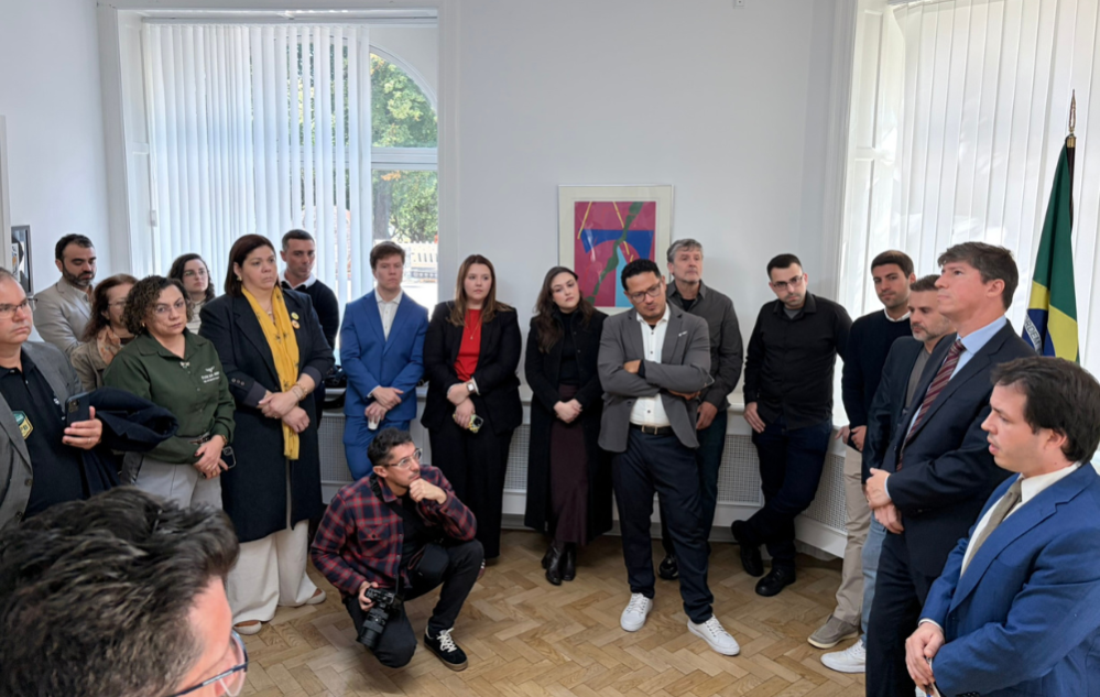 Visita à Embaixada do Brasil na Dinamarca