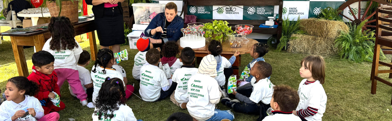 Sistema Faesc/Senar marca presença em evento que conecta campo e cidade