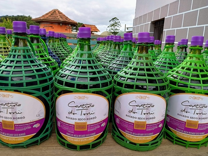 Vinhos produzidos pela Cantina do Toni