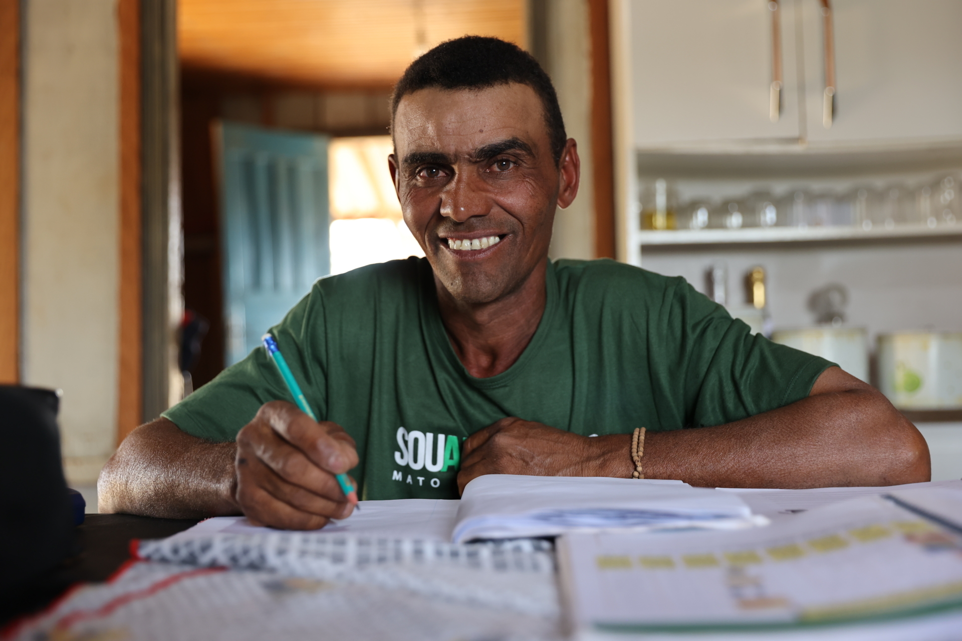 Felisberto realiza sonho antigo e aprende a ler com o Senar/MS