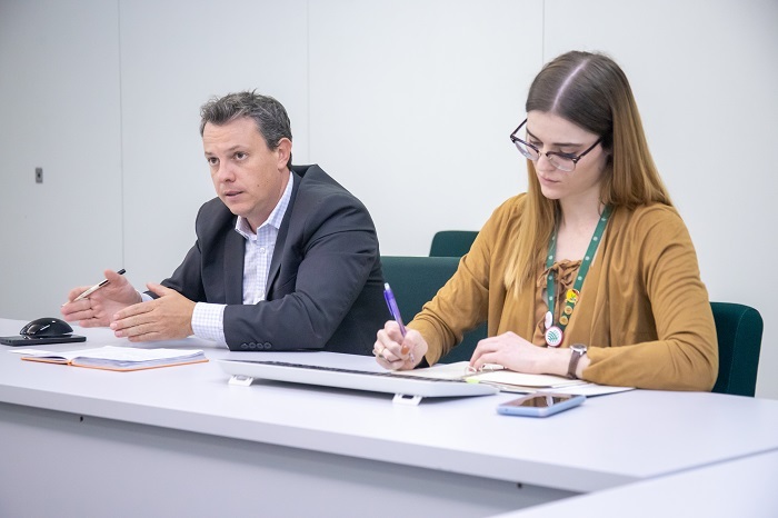 Felipe Spaniol e Elena Castellani falaram sobre a atuação do Sistema CNA/Senar na defesa dos produtores rurais