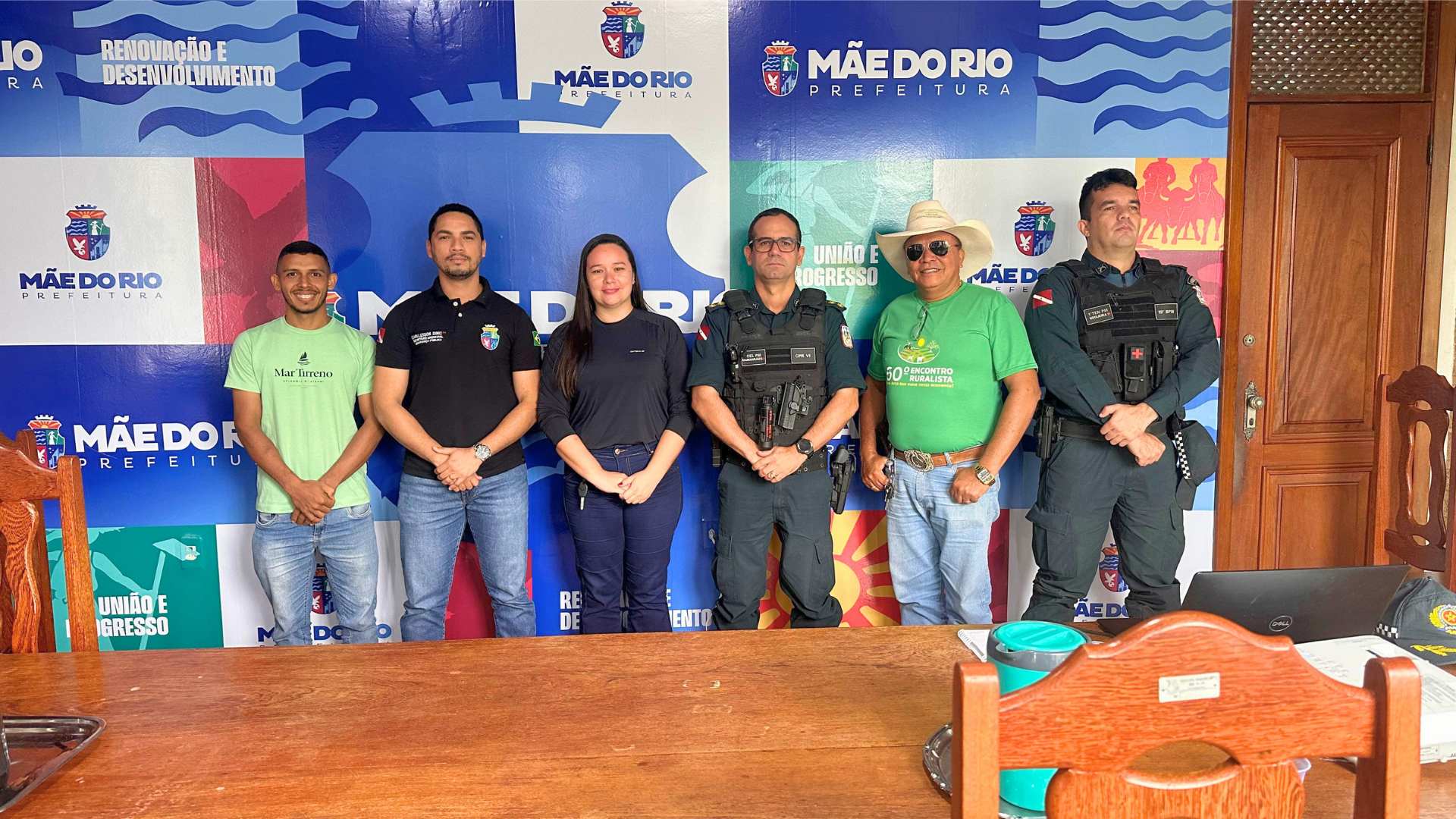 Sindicato dos produtores rurais de Mãe do Rio se reúne com Patrulha Rural