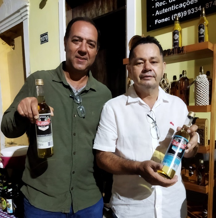 Gabriel Cardos com o amigo e incentivador Ernesto Gallo.