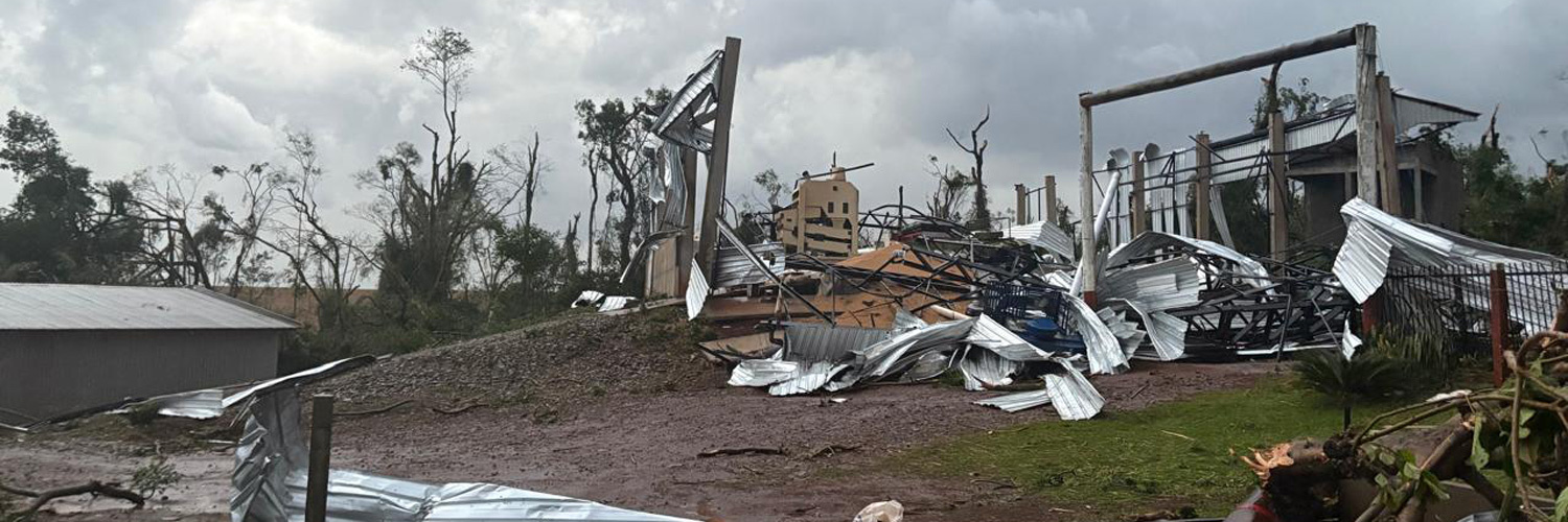 Sistema FAEP e mobilização sindical auxiliam produtores atingidos por tornado em Rio Bonito do Iguaçu