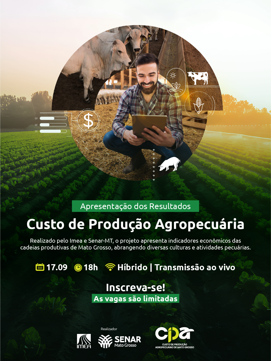 Imea e Senar-MT apresentam resultados do Projeto CPA da safra 2025/26