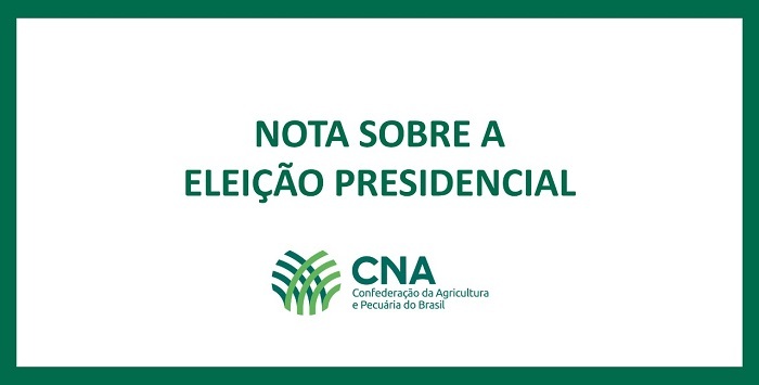 NOTA SOBRE A ELEIÇÃO PRESIDENCIAL
