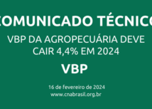 VBP da Agropecuária deve cair 4,4% em 2024