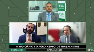 CNA aborda aspectos trabalhistas durante a live ‘O Judiciário e o Agro”