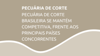 PECUÁRIA DE CORTE: PECUÁRIA DE CORTE BRASILEIRA SE MANTÉM COMPETITIVA, FRENTE AOS PRINCIPAIS PAÍSES CONCORRENTES