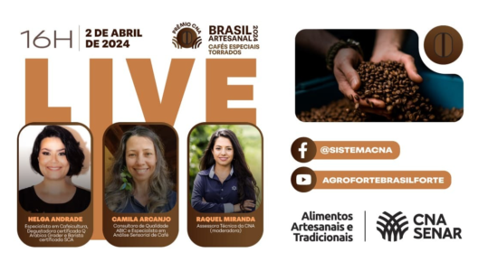 Live Prêmio CNA Brasil Artesanal Cafés Especiais Torrados