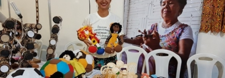 Ex-aluna do SENAR expõe trabalho em Feira Nacional de Artesanato