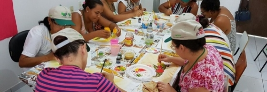 Curso de Artesanato de Pintura em Tecido capacita mulheres no município de São Pedro