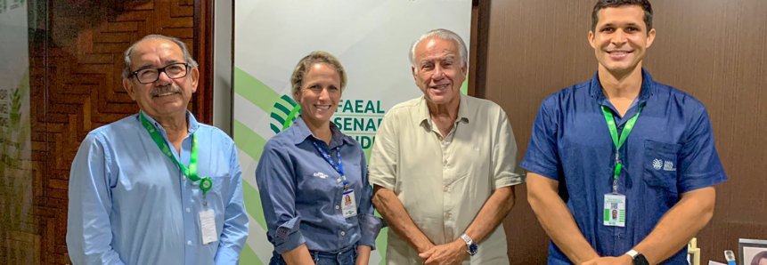 Senar/AL e Embrapa discutem parceria para beneficiar os produtores do Canal do Sertão