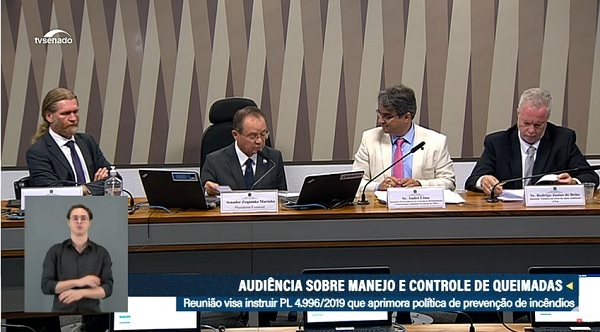 Audiencia senado queimada