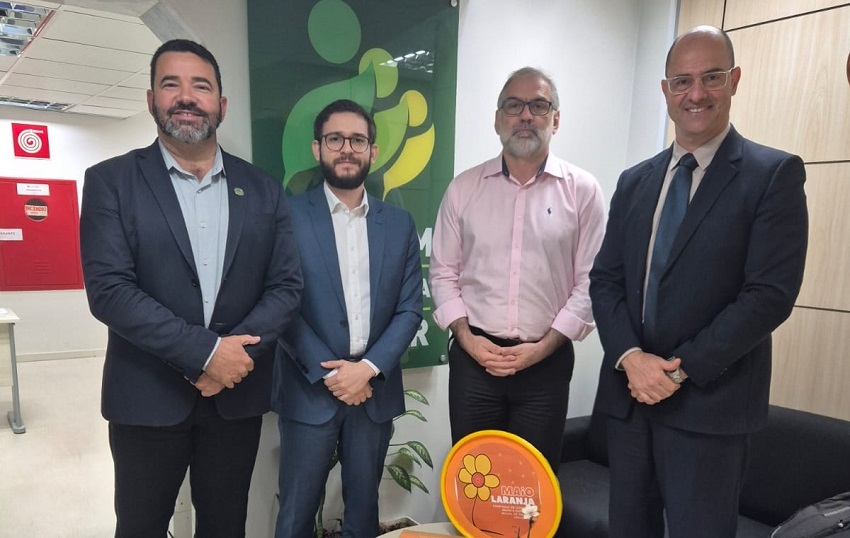 Da esquerda para a direita: José Henrique da Silva, Guilherme Rios, Vanderlei Ziegler e José Ângelo