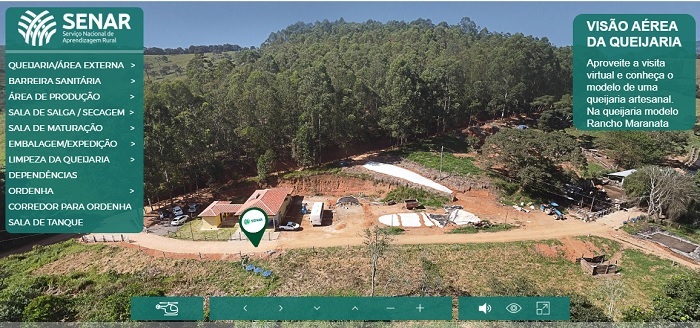 Senar lança primeiro vídeo 360° para mostrar detalhes de uma queijaria artesanal