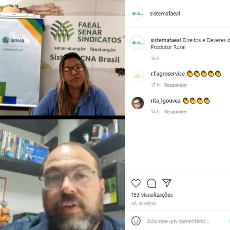 Senar Alagoas promove live sobre legislação previdenciária