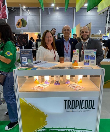 Vinte empresas brasileiras expuseram na FHA 2022, seis participam do Agro.BR, como a Tropicool.