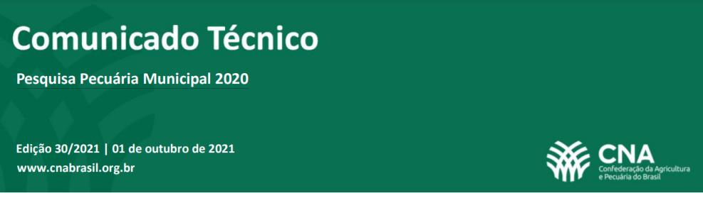 Pesquisa Pecuária Municipal 2020