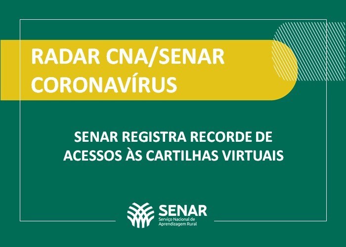 Radarcoronavirus acesso cartilhas