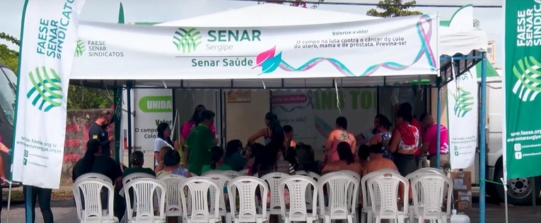 Ação de Promoção Social do Senar Sergipe.